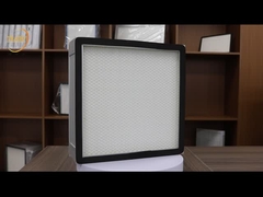 Ar grande laminar Filtre HEPA do fluxo de ar dos meios da fibra de vidro de H13 H14