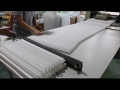 A fibra sintética G4 plissou pre o filtro do painel para a ATAC/ventilação