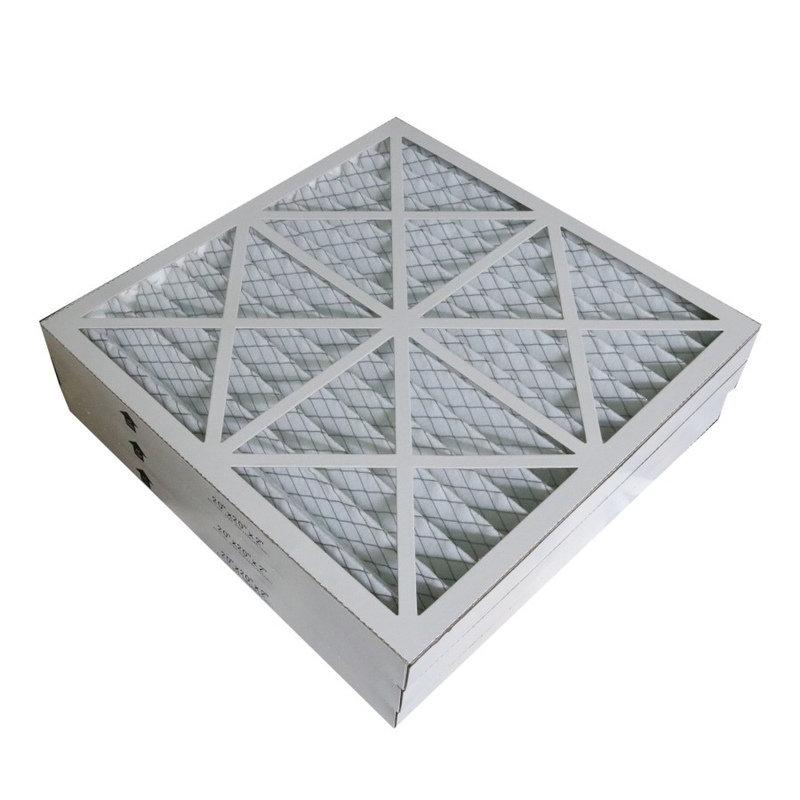 A fibra sintética G4 plissou pre o filtro do painel para a ATAC/ventilação