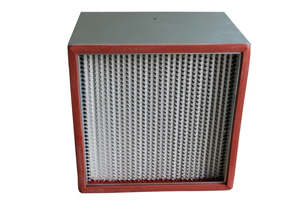 Folha de alumínio HEPA da filtragem do ar do quarto desinfetado do filtro de alta temperatura do sistema