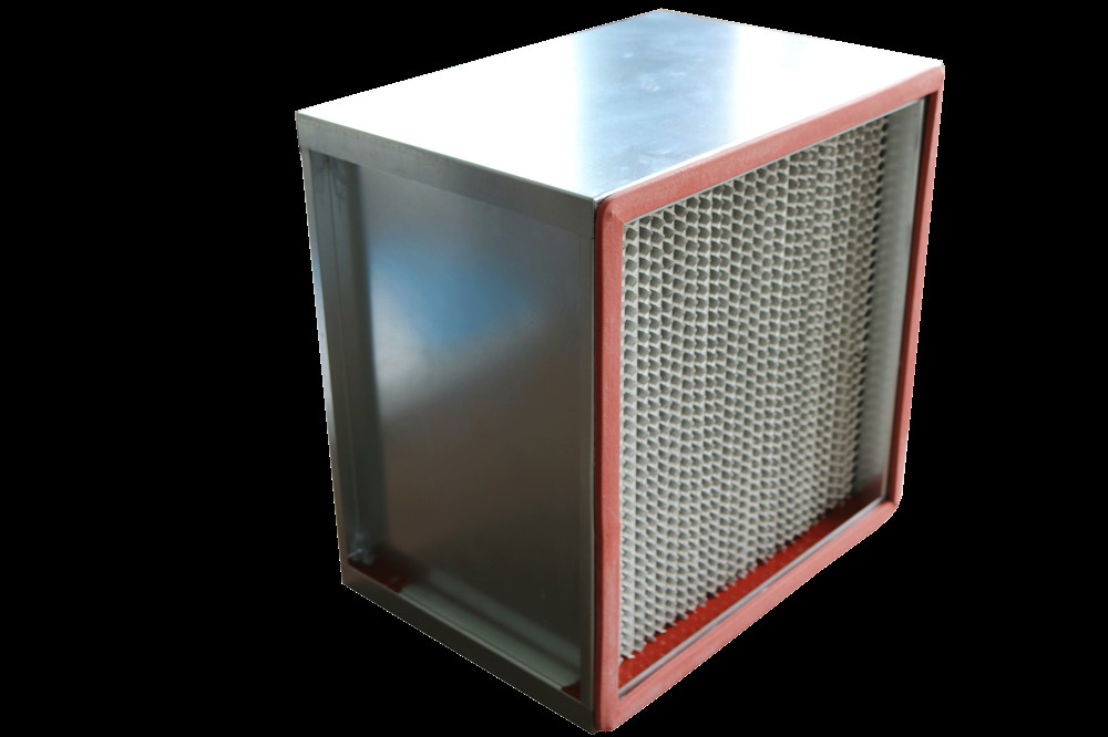 tamanho personalizado de alta temperatura plissado profundo do filtro de 99% 0.3um HEPA