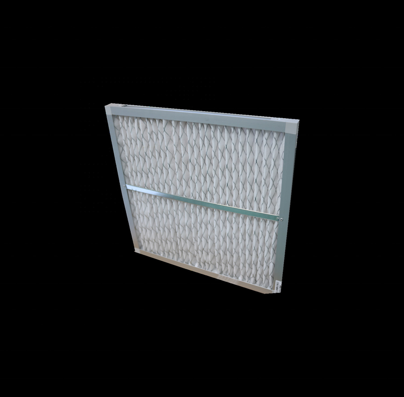 O quadro galvanizado G4 plissou filtros de ar do painel para o sistema de ventilação
