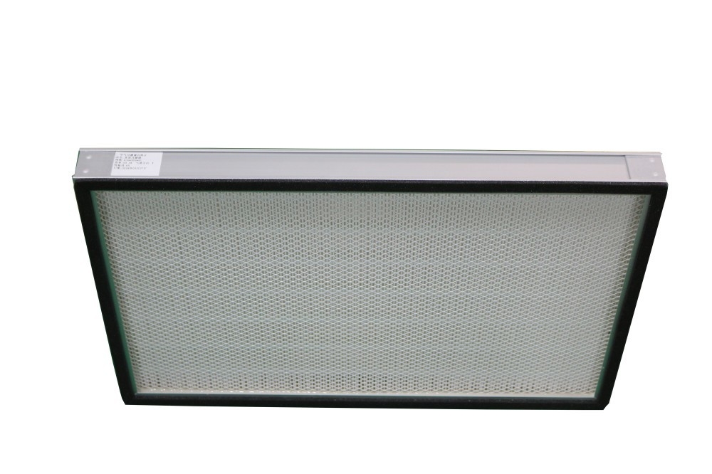 Filtro de ar terminal do painel HEPA dos meios H13 H14 de Mini Pleats Glass Fiber Filter da filtragem para a capa do fluxo laminar