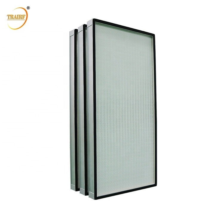 Fluxo laminar Hood Filter 220Pa da fibra de vidro do filtro de ar de H13 HEPA