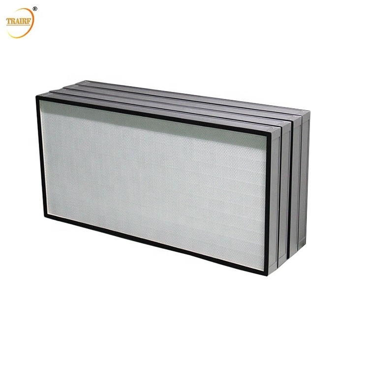 Fluxo laminar Hood Filter 220Pa da fibra de vidro do filtro de ar de H13 HEPA