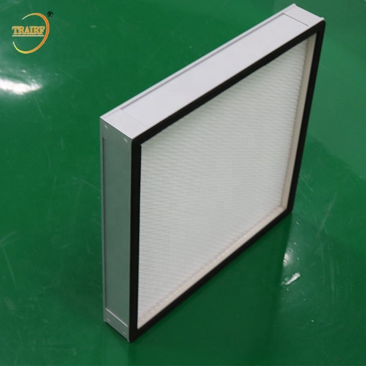 Micro filtro de ar H13 da capa HEPA do fluxo laminar dos meios da fibra de vidro H14