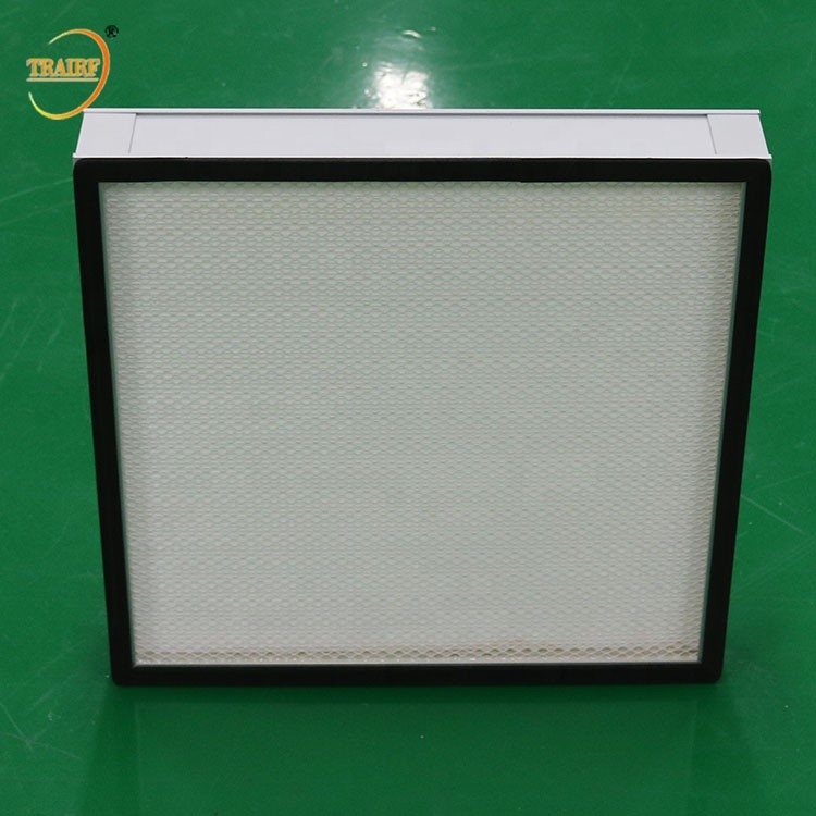 Micro filtro de ar H13 da capa HEPA do fluxo laminar dos meios da fibra de vidro H14