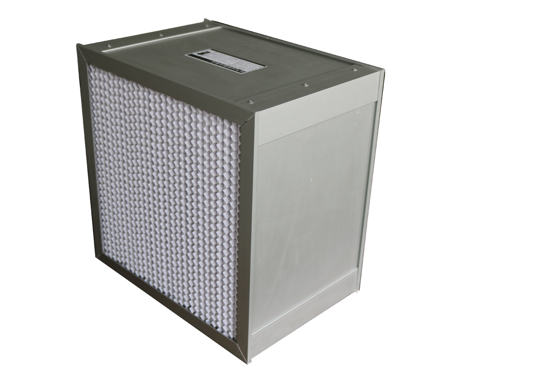 O plissado profundo HEPA de H14 EU13 EU14 filtra o fluxo Hood Filter With Aluminium Foil