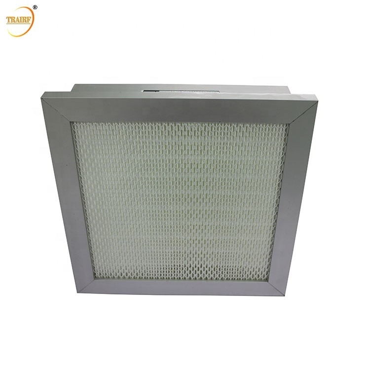 Selo farmacêutico Mini Pleated Hepa Filter H13 H14 do gel EN1882