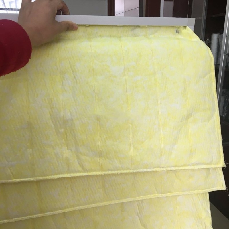 Filtro de ar de vidro do saco de filtro médio do quadro da liga de alumínio de fibra F8 para o condicionamento de ar