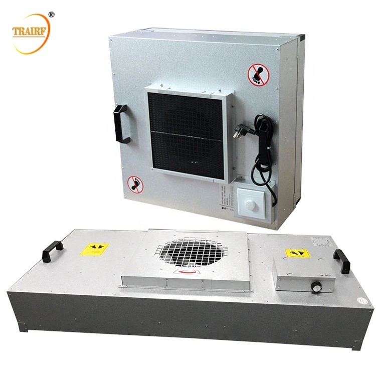 Unidade de prata AC220V 50Hz do filtro FFU do ISO HEPA para a cabine limpa