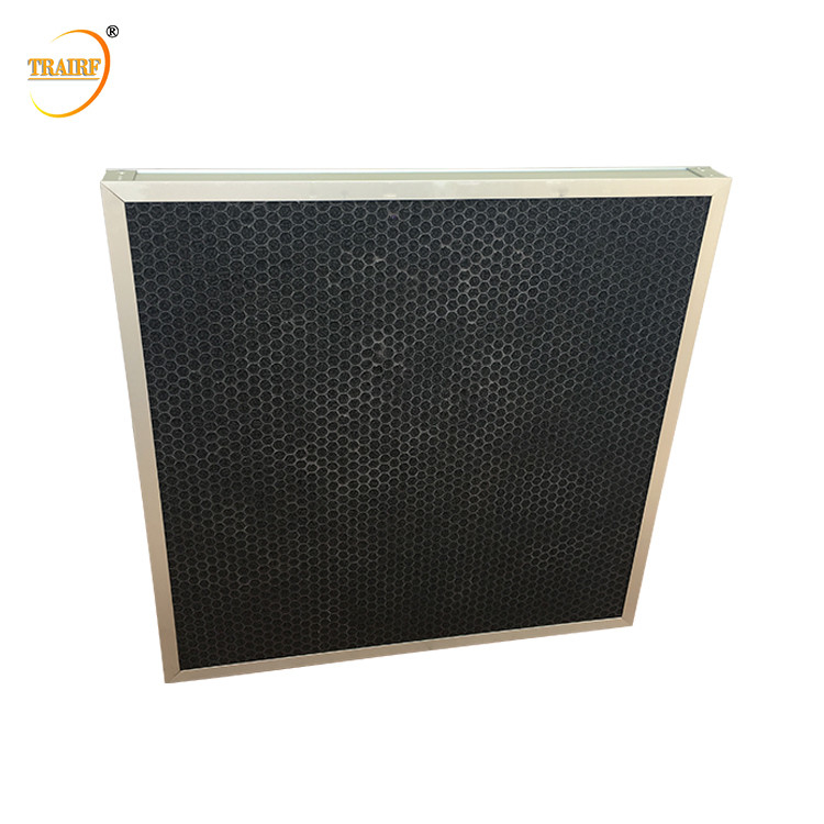 Favo de mel 5um Mini Activated Carbon Hvac Filter 250*200*10mm