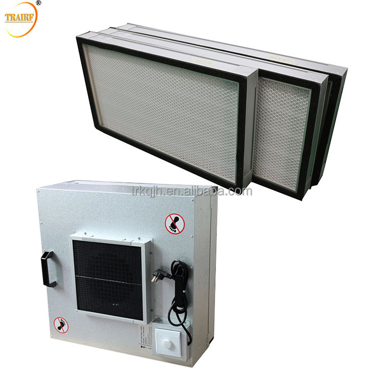 99,99% unidade 110V/220V de Hood Fan Filter Unit FFU do fluxo 0.3u laminar