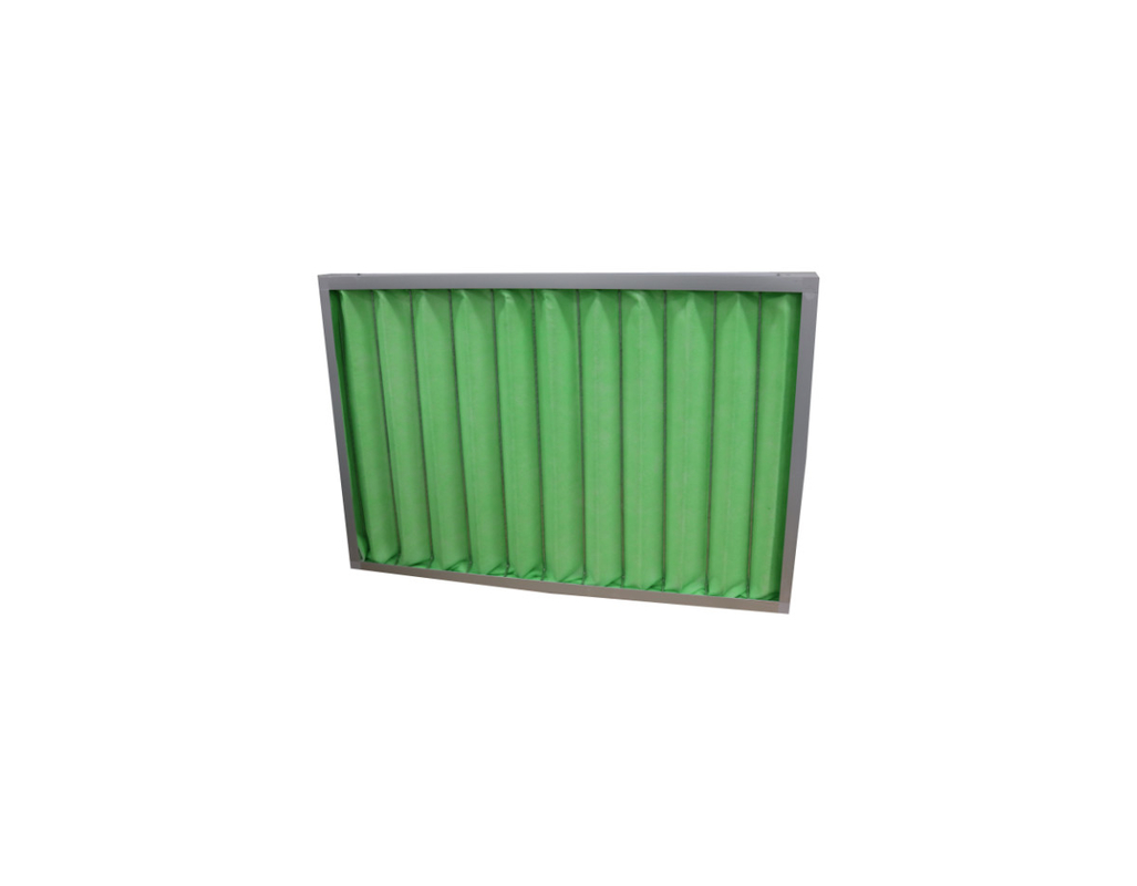 O quadro G4 da liga de alumínio plissou o filtro de ar da ATAC para o sistema de ventilação