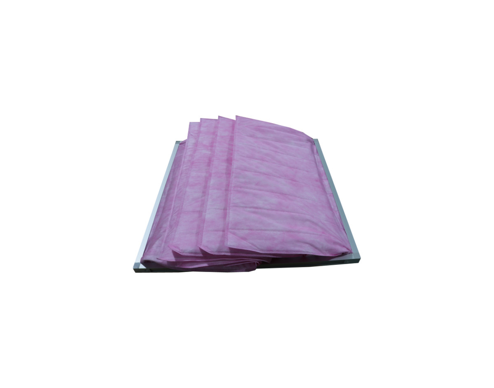 O saco do filtro do ar secundário filtra AHU 85% para o sistema de ventilação da indústria
