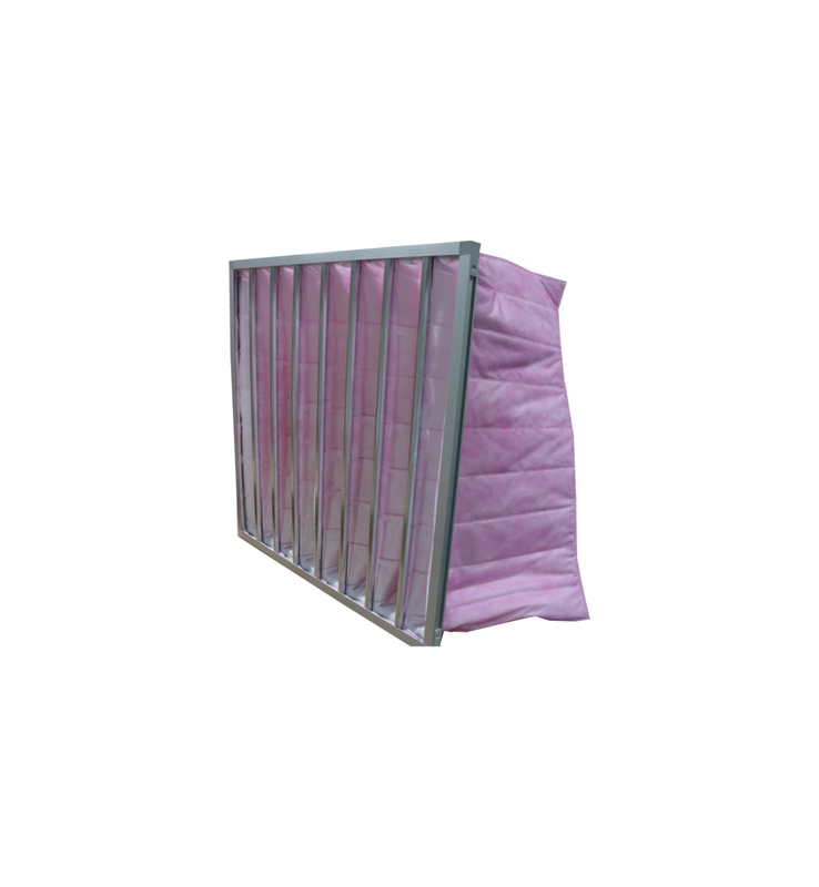 O saco do filtro do ar secundário filtra AHU 85% para o sistema de ventilação da indústria