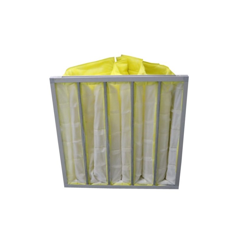 Filtro de ar 0.5um da fibra de vidro do filtro de saco do condicionamento de ar F9