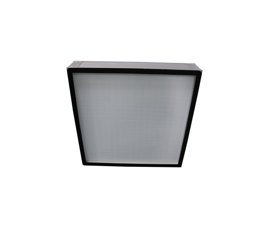 filtro profundo do fluxo laminar de Hepa do plissado da fibra de vidro 99,99% 0.3u