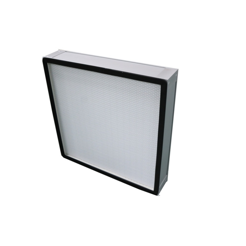 filtro profundo do fluxo laminar de Hepa do plissado da fibra de vidro 99,99% 0.3u