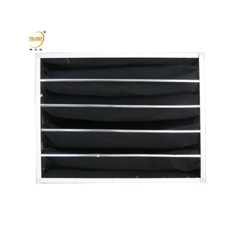 Filtros de ar de sacos de carbono ativado para sistemas de HVAC ou capô de fluxo laminar