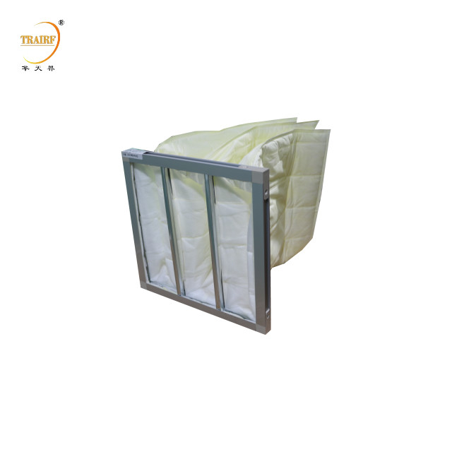 Filtro de ar de bolso de meios industriais para filtro de sacos Ahu