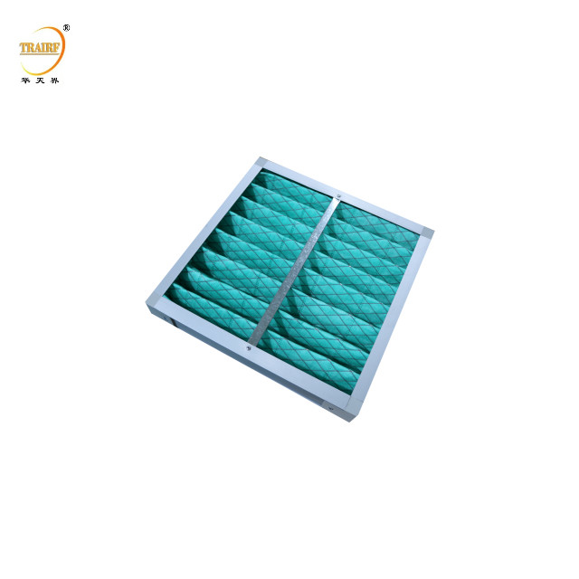 Filtro de ar condicionado secundário com armação de alumínio Filtro de ar para sistema de ventilação industrial