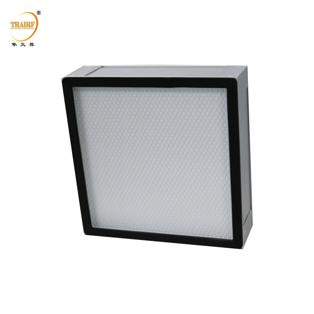 Quadro de liga de alumínio H13 H14 Mini-Pleat Hepa Filtro de ar de alta eficiência