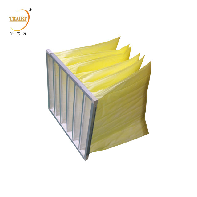 6 bolsos Filtro Galvanização Quadro 490-490-500mm Filtro de airbag
