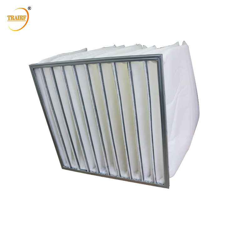 Filtro de saco médio de bolso personalizado para HVAC, AHU, sala limpa G4