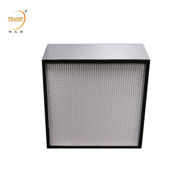 H14 Alumínio Deep Pleat Laminar Flow Hood HEPA Filtro de Ar Para Sistema HVAC