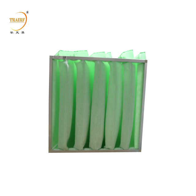 Tipo F6 Filtro de paragem de cabine de pintura branca e verde industrial para ar condicionado