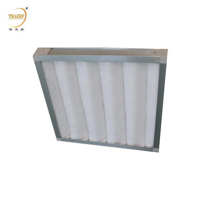G4 Eficiência de fibras sintéticas Filtros de ar de painel plissado laváveis pré-filtro