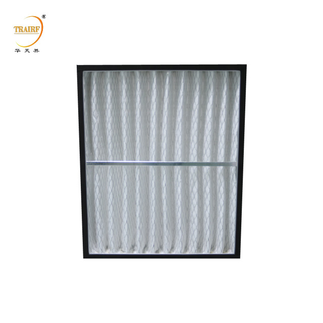 G4 Filtro de pré-ar de painel plissado para sistema de ventilação AHU
