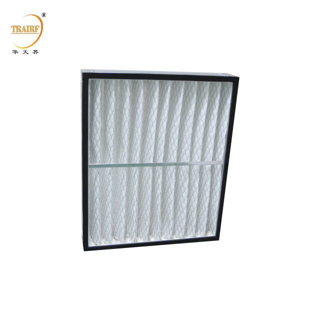 G4 Filtro de pré-ar de painel plissado para sistema de ventilação AHU