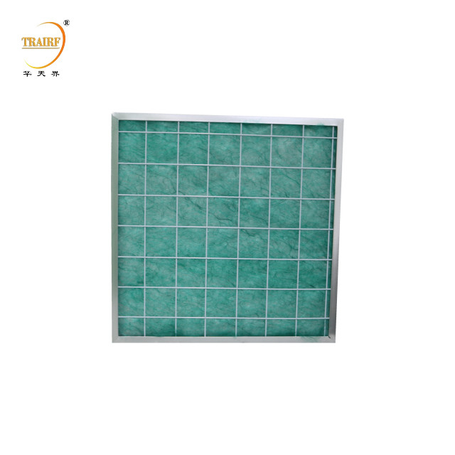 Sistema Filtro de ar de fibra de vidro Filtro de piso de rolos de mídia para ar condicionado HVAC