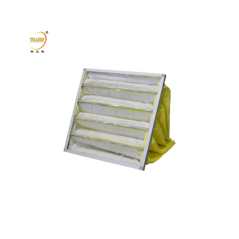F7 F8 F9 Filtro de bolso Filtro de ar de eficiência média para HVAC/sala de limpeza