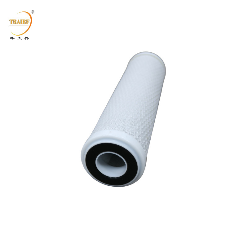 Cartucho de filtro de carbono ativado de alto desempenho para indústria alimentar / filtro de água RO