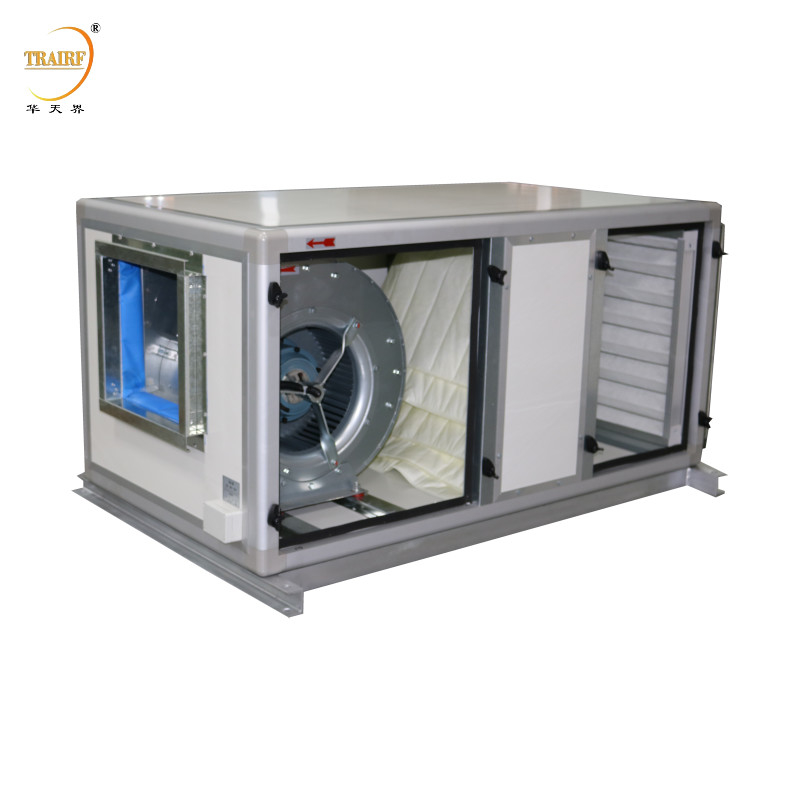 Ar condicionado industrial com unidade de distribuição de ar Ahu para ar condicionado em HVAC