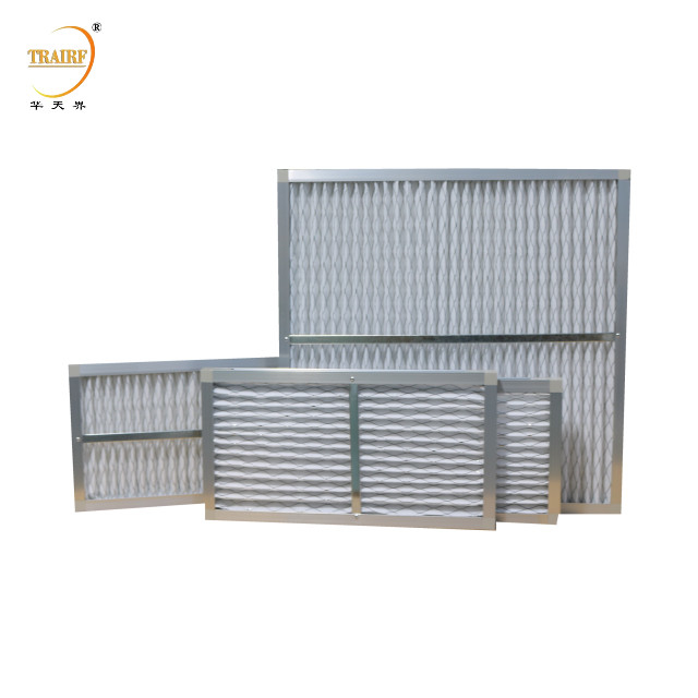 H11 H12 H13 H14 Mini Filtro de Carvão Activado Plissado para Forno de Filtragem de Ar