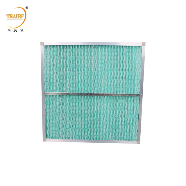 Filtro de poeira OEM reutilizável e lavável G3 G4 Merv8 Filtro de ar pré-filtro plissado para AC / HVAC